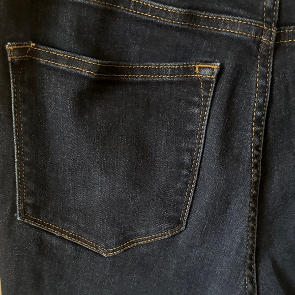 J. Crew Women's 8" Midrise Dark Blue Skinny Toothpick Jeans Size 28 EUC - Picture 6 of 8